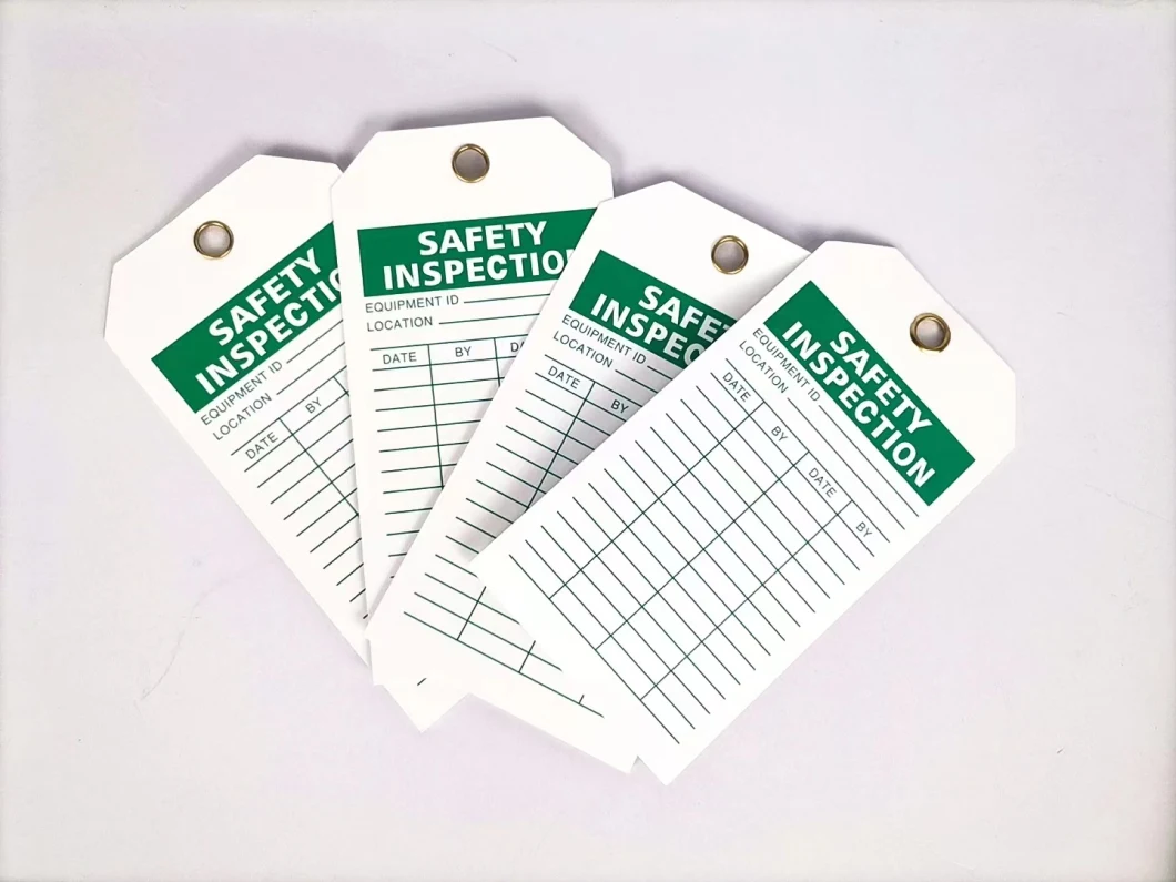 Custom Warning Hang Tags Paper Safety Signs Tags