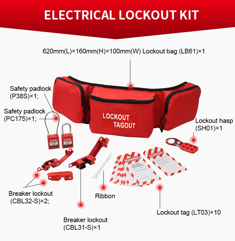 Safety Lockout Kit, Lockout Kit, Safety Portable Lockout Kit