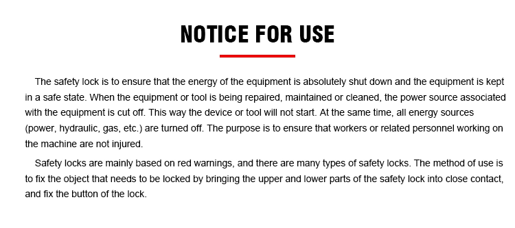 Lockey Loto Industrial Portable Safety Electrical Lockout Kit