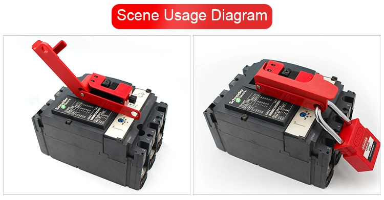 Medium Steel Circuit Breaker Lockout with Locking Screw (CBL31-S)