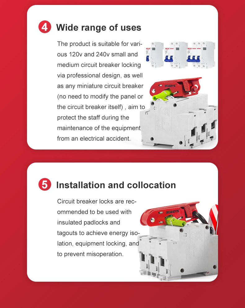 Metal Medium Circuit Breaker Lockout