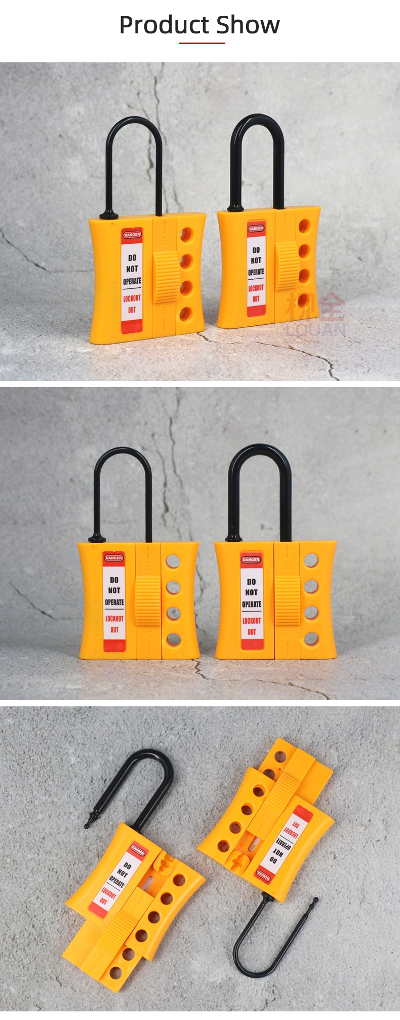 Wholesale Hasp Lockout Padlock Nylon Insulation Industrial Electrical Lockout