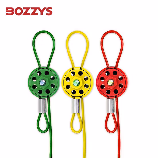 Lucchetto con cavo/blocco di sicurezza a ruota di Bozzy