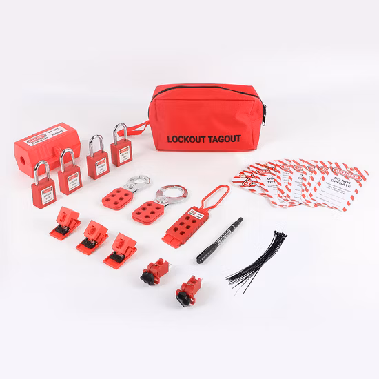 Kit di tagout per blocco elettrico, blocco dell'interruttore automatico