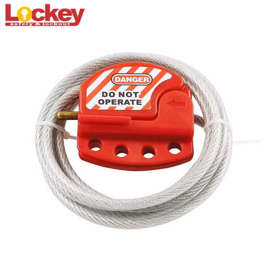 Lucchetto con cavo Brady in filo di acciaio inossidabile