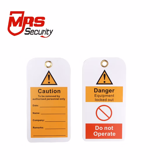Tag Bozzys PVC Lockout Tagout Ladder Tag per impalcature